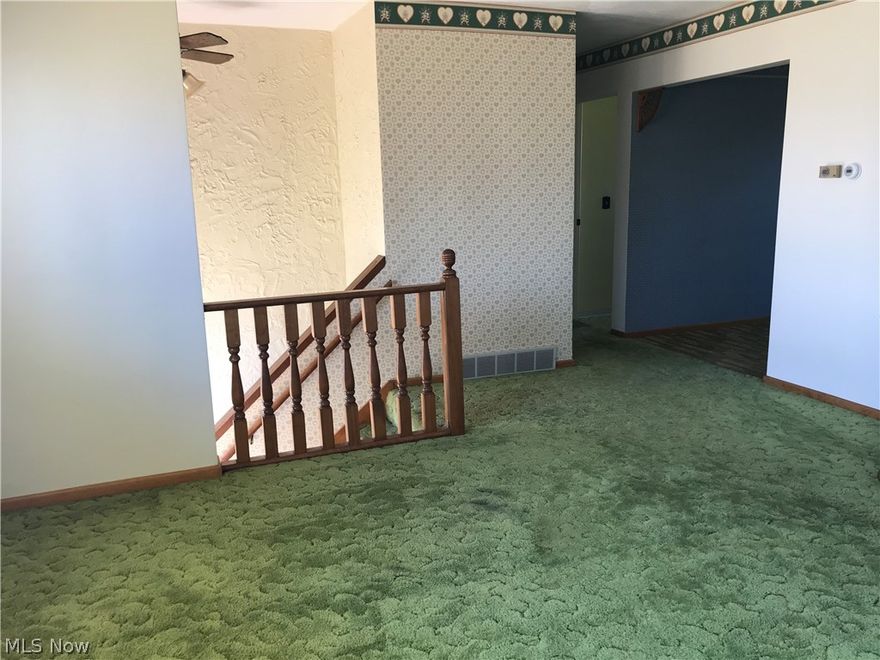 Terrace Heights area of Weirton Heights - 3 bedrooms, 1.5 baths, situated close to schools, park, churches shopping & highway.  Comfortable living room, kitchen/dining area with access to generously sized covered porch to enjoy a cold drink with family & friends.  Large Rec room is plumbed for a wet bar & perfect for additional entertainment space.  1 car attached garage & shed.  Level lot.