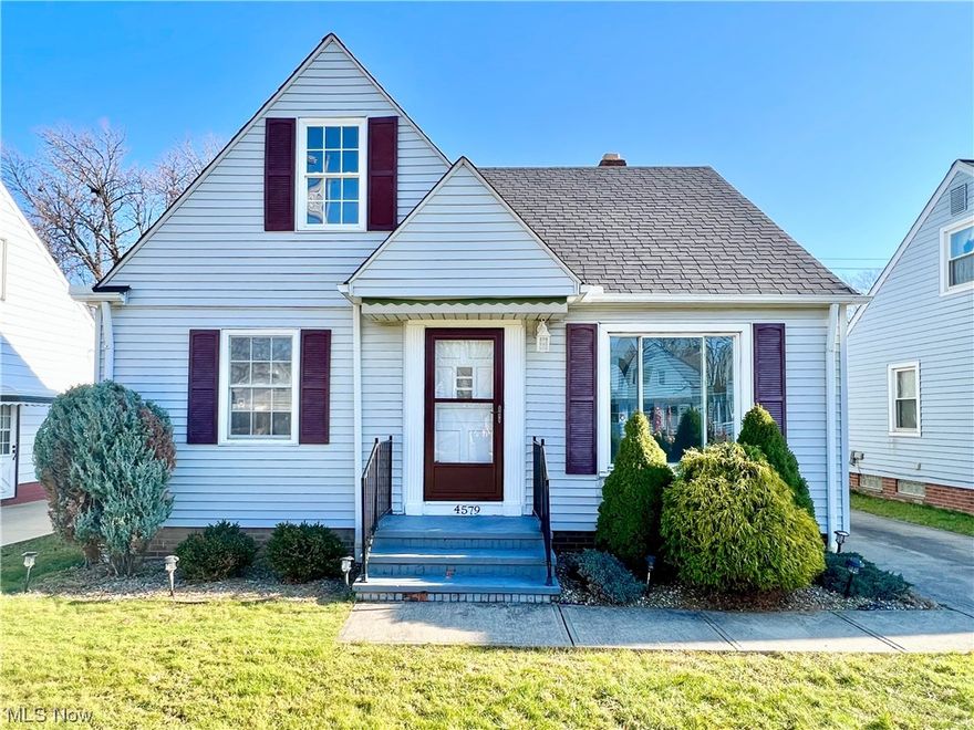 Charming 3 bedroom  One and a half baths, Cape Cod in the heart of Brooklyn, close to shopping, restaurants, and highways.   Updated eat-n kitchen with appliances, white cabinets and tile floor. Two bedrooms with hardwood floors on the first floor and a spacious third bedroom with walk in closet on the second floor. Updated bathrooms!  Freshly painted in one of the colors of the year!  Central air! Finished basement has family room and has been waterproofed with transferable warranty. Large backyard with privacy fencing and paved covered patio.   Landscaping was professionally manicured!  All appliances stay!  Two car garage! Call today to schedule your private showing!  Don't miss this one!