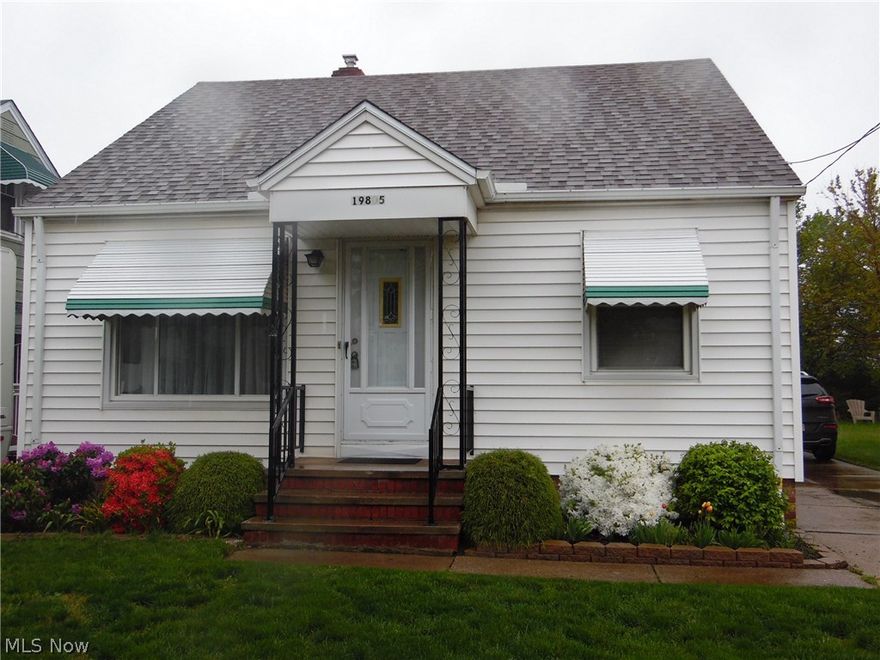 Lovely well maintained single owner cape cod in the Collinwood area.  Beautiful hardwood floors throughout.  This home features a nice-sized eat-in kitchen with newer flooring and appliances.  The interior has been freshly painted.  The basement has a nature stone floor, newer hot water tank (2007), and furnace (2006).  The roof was replaced in 2010 and was a complete tear-off.  The landscaping has been well-maintained, and is absolutely beautiful when everything is in bloom.  Call today for a private showing.