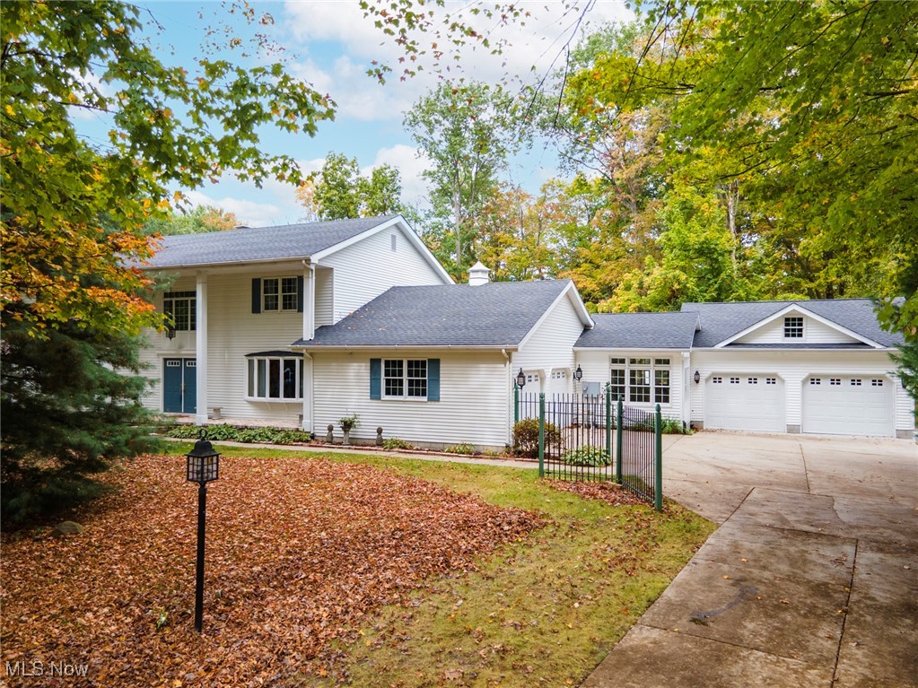 Welcome to this beautifully maintained and thoughtfully updated 5-bedroom, 3-full-bath colonial, nestled in an established neighborhood. This one-owner home has been carefully expanded over the years, creating an inviting layout with spacious living areas and high-end finishes throughout. As you step through the front door, you’re greeted by a spacious foyer that showcases a staircase to the second floor. To your left, the formal living room features a cozy fireplace and flows seamlessly into a versatile space—currently configured as a first-floor bedroom with a spa-inspired bathroom (added in 2017), complete with a soaking tub, separate shower, and double vanity. Returning to the foyer, to your right, the elegant dining room awaits for hosting memorable dinners. Straight ahead, the family room beckons with a warm gas fireplace, perfect for relaxing evenings. The kitchen offers granite countertops and a convenient breakfast area, while extending into a large, flexible space ideal for recreation, entertaining, or hosting larger gatherings. Step into the sun-filled sunroom, updated with all-new Pella windows in 2022, offering a serene spot to enjoy morning coffee or unwind after a busy day. Upstairs, the primary suite provides a private retreat with an en suite bath and ample closet space with solid oak floors added in 2017. 3 bedrooms share a full bath, offering comfort and privacy for the whole family.
The home also features two attached garages (double garage built in 2011) with 3vehicles and extra storage. A full unfinished basement with plumbing for a half bath, and a private backyard complete with a custom-built shed and gazebo—perfect for outdoor gatherings or quiet relaxation. And of course the creek! Additional highlights includes a roof and barn in 2022, and bay windows (2011)
Located just minutes from Mosquito Lake, shopping, and within a highly desirable school district, this flexible and well-maintained home offers room to grow and plenty to love.