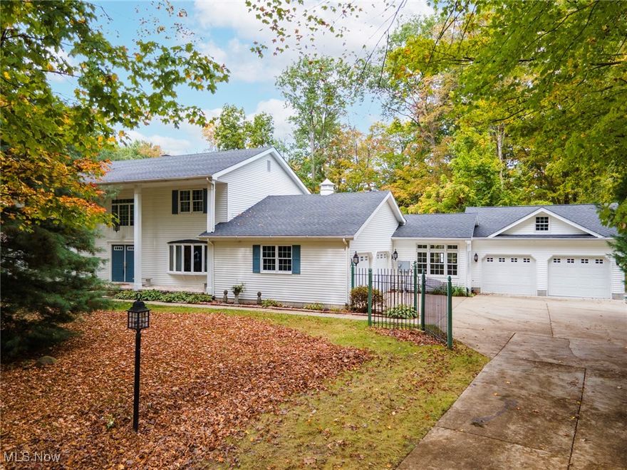 Welcome to this beautifully maintained and thoughtfully updated 5-bedroom, 3-full-bath colonial, nestled in an established neighborhood. This one-owner home has been carefully expanded over the years, creating an inviting layout with spacious living areas and high-end finishes throughout. As you step through the front door, you’re greeted by a spacious foyer that showcases a staircase to the second floor. To your left, the formal living room features a cozy fireplace and flows seamlessly into a versatile space—currently configured as a first-floor bedroom with a spa-inspired bathroom (added in 2017), complete with a soaking tub, separate shower, and double vanity. Returning to the foyer, to your right, the elegant dining room awaits for hosting memorable dinners. Straight ahead, the family room beckons with a warm gas fireplace, perfect for relaxing evenings. The kitchen offers granite countertops and a convenient breakfast area, while extending into a large, flexible space ideal for recreation, entertaining, or hosting larger gatherings. Step into the sun-filled sunroom, updated with all-new Pella windows in 2022, offering a serene spot to enjoy morning coffee or unwind after a busy day. Upstairs, the primary suite provides a private retreat with an en suite bath and ample closet space with solid oak floors added in 2017. 3 bedrooms share a full bath, offering comfort and privacy for the whole family. 
The home also features two attached garages (double garage built in 2011) with 3vehicles and extra storage. A full unfinished basement with plumbing for a half bath, and a private backyard complete with a custom-built shed and gazebo—perfect for outdoor gatherings or quiet relaxation. And of course the creek! Additional highlights includes a roof and barn in 2022, and bay  windows (2011)
Located just minutes from Mosquito Lake, shopping, and within a highly desirable school district, this flexible and well-maintained home offers room to grow and plenty to love.