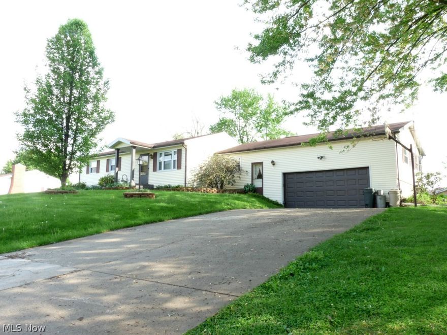 Cute BUDGET-SMART ranch with a double lot in Maysville Schools! This comfy 3 bedroom home has neutral decor, a newer, updated cook’s kitchen with all appliances, oodles of counter space and many pretty cupboards to create an organized work space.  The dining area is an open concept to kitchen and living room.  First floor office or family room offers additional flexible space.  Newer furnace and central air.   Unfinished basement area with drain for possible additional bathroom or more.  2 car garage with newer garage door, plus an additional storage garage, and 2 storage sheds in rear of home.   Being offered in “as is” condition.  Call now to schedule your appointment to view this inviting home close to shopping, groceries and schools.