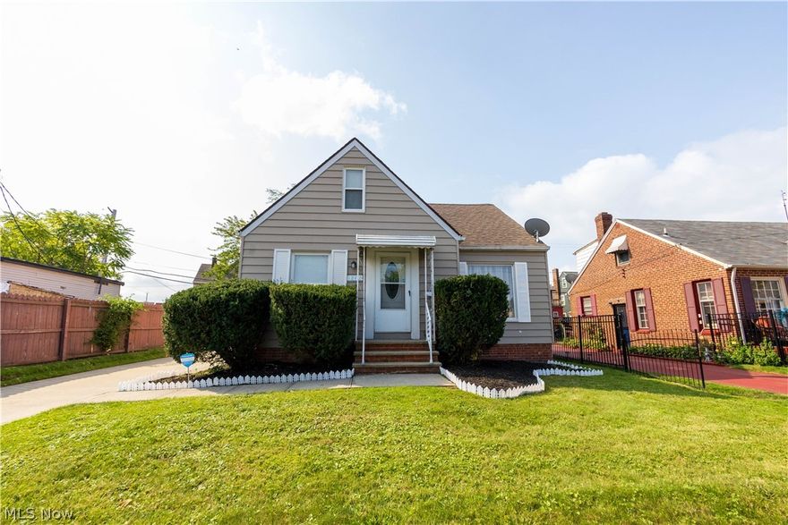 Beautifully maintained 3-bedroom, 2-bathroom bungalow with an additional finished space to use as a loft or an office! Only a 5-minute drive to University Hospital and Cleveland Clinic regional hospitals, I-90, and restaurants featuring American, Mediterranean, bar-b-que, and seafood! The primary bedroom situated on the second floor is a fantastic space, and features a large closet, and deluxe ensuite bath with a soaking tub. The eat-in kitchen features stainless steel appliances, access to the fenced backyard, and cabinetry space that leaves little to desire. Newer mechanicals, security system, freshly painted interior, new flooring, and full basement complement this property. The square foot is inaccurate as it doesn’t include the second-floor area. Rounding out the property is access to beautiful sunrises or sunsets on Lake Erie within a 7-minute walk, this one won’t last long, so be sure to schedule your showing today!