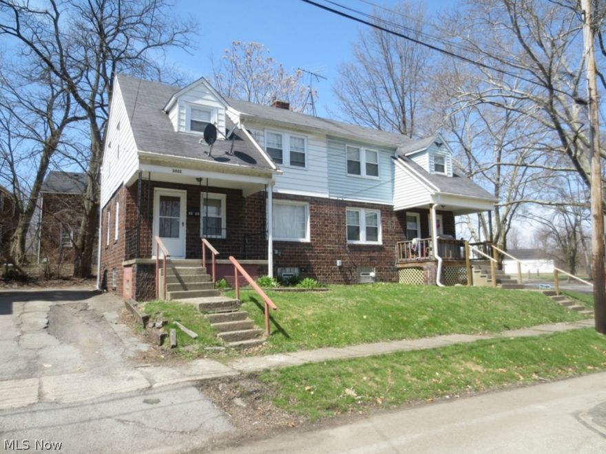 This fully occupied, 4 bedroom duplex, with newer shingle roof, gutter and downspouts, and interior upgrades,  will sell at public auction on Thurs., May 22 starting at 1pm at Basinger Auction Center, 9983 Market Street, North Lima, OH  44452.  This duplex can be purchased prior to auction day for a Buy It Now price of $25,000 plus a 10% Buyers Premium of $2500 for a contract price of $27,500 with a down payment of $3500. Both units have high efficiency gas furnaces.  Includes a 16'x 20' detached garage.  Due to the death of her husband, the widow is selling this property and 5 other properties. Open House date to be determined.