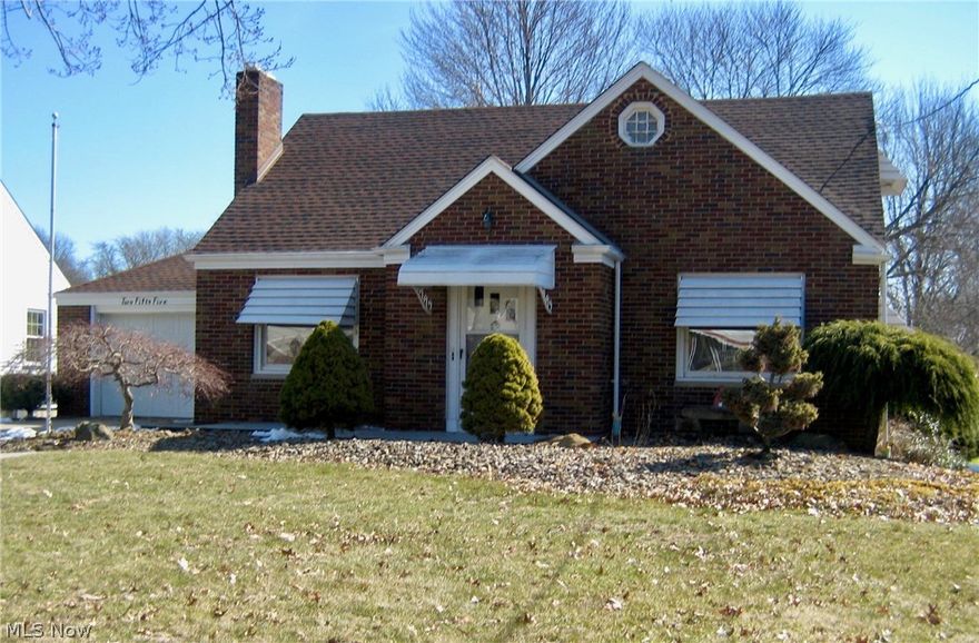 Outstanding All Brick Cape Cod with 3 bedrooms and 3 full Baths features Wood Floors throughout Home. Living Room w/Gas Fireplace, Dining Room, Main floor bedroom, Full bath on main floor, Eat-in-Kitchen w/Stainless Appliances and spacious pantry closet;  Second Floor boasts large Master Bedroom w/Walk-in-closet, full bath w/dual sinks and 3rd bedroom. The finished Basement features Recreation Room, Family/Laundry Room w/Washer/Dryer, Kitchenette w/Range, Full bathroom, Utility room and work area. Ample storage closets throughout. Single car garage with enclosed Breezeway that leads to fenced-in Pet run;  Upgrades includes Newer dimensional Roof, Energy Efficient Vinyl Windows and newer Hot Water Tank, Plaster walls throughout, freshly painted. Move-in-Ready!!