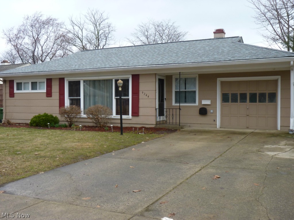 This tastefully decorated, move-in ready 3 bedroom Ranch, boasts a one car heated, attached garage, a fully fenced huge backyard and deck with stone patio. Professionally painted throughout, with newer carpet, heated floors, Pergo and ceramic flooring! New roof in 2015. Recently updated kitchen with appliances that stay, and an updated, super clean bath! Newer windows, gutters, boiler, H20 & electrical too! Exterior of home was completely repainted six years ago! A home warranty is being offered too! Nothing to do here, just move right in!