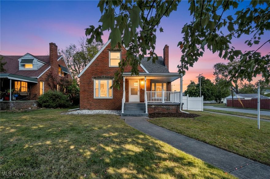 Welcome to 6704 Charles Avenue, Parma, OH — a charming Cape Cod that blends classic character with modern comfort. The crisp brick exterior and mature landscaping create an inviting first impression, while large windows fill the interior with natural light. Inside, neutral tones and original wood trim carry warmth and continuity throughout the living areas.

The living room flows easily into the dining space, where rear windows overlook a lush backyard retreat. The adjoining kitchen is efficient and timeless, offering cabinetry that complements the home’s cozy aesthetic. Two comfortable bedrooms and a full bath rest on the main floor, while upstairs you’ll find two additional bedrooms under vaulted ceilings.

Downstairs, a partially finished basement offers flexible space for a home gym, media room, or quiet office. The solid foundation, mechanical updates, and bright window well make it both functional and inviting.

Step outside to a private backyard designed for easy outdoor living. With plenty of space to add a paved patio, perfect for morning coffee or evening gatherings, while the fenced yard provides privacy for play, pets, or gardening, adding to the home’s natural appeal.

Built with durable brick construction, updated windows, and a well-maintained roof, this home is efficient, sturdy, and easy to maintain. Its manageable layout promotes effortless living, while the main floor offers accessibility with minimal stairs.

Ideally located near Parma’s parks, shops, dining, and major routes, this home provides quick access to everyday conveniences and community recreation. Whether relaxing inside or enjoying the peaceful yard, 6704 Charles Avenue offers an exceptional blend of comfort, function, and location — ready for your personal touch and the next chapter of life.