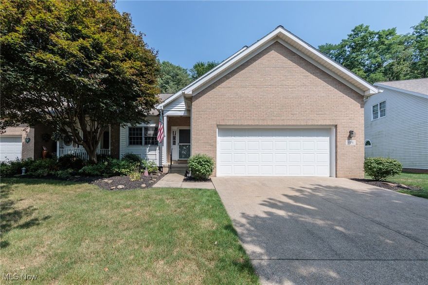 A wonderful 2 bedroom, 2 full bath condo in the desirable Ridgewood Condos of Tallmadge.  This unit is move in ready, with a large great room with cathedral ceiling and a fireplace.  An open eat-in kitchen has newer appliances and wood floors.  The large master suite has double sinks, a walk-in shower, and a garden tub.  The first floor laundry is very convenient.  There is a full basement, private deck and rear, attached 2 car garage, and so much more.