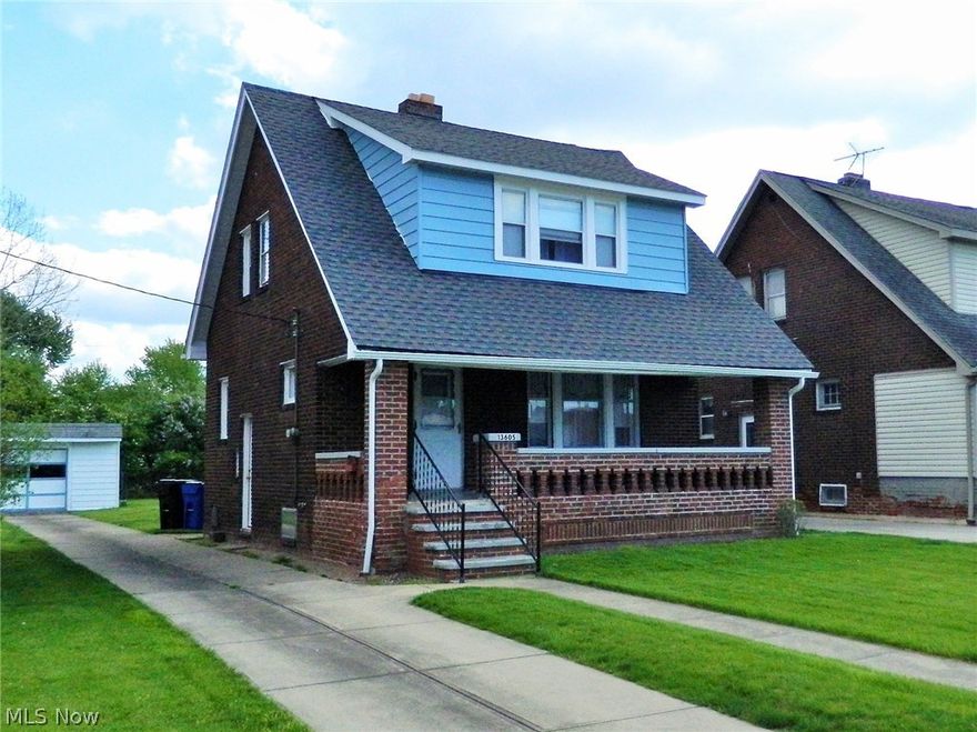 Really cute and comfortable 2 bedroom brick home with a brand new roof just put on in the Spring of 2016 with a transferable warranty. Many newer windows and newer steel doors. Full front porch and smaller back porch. The living room has a decorative fireplace with leaded glass cabinets on either side. The front window also has leaded glass. The formal dining room has china cabinets plus a window seat. Utility bills are reasonable. As per the seller the gas budget is currently $85 and the electric has never been higher than $42. The back yard is fenced on 3 sides and has a one car garage. Bedroom #2 has a 7 X 12 closet for ample storage. Check it out.