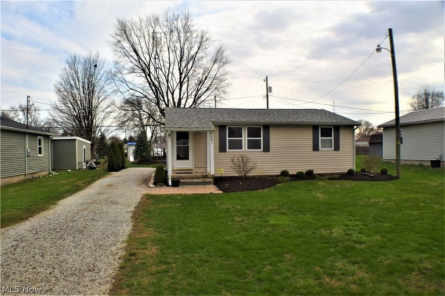 Immaculate and Beautifully Updated Three Bedroom Ranch! Eat-In Kitchen with Appliances and Lots of Cabinets! Bright and Airy Large Living Room with Lots of Windows! Wood Look Laminate and Vinyl Floors! First Floor Laundry Room! Large Bathroom with a Walk-In Shower! Updated Windows and Roof! All Appliances Stay! Large Attached Storage Room! Gorgeous Professionally installed Paver Patio for those Relaxing Summer Evenings! Two Blocks from Oakley City Park, Pavilion, Playground, Basketball Court, Baseball Diamonds Plus much more! Convenient to Tiffin and Heidelberg Universities and more! Sellers are providing a One Year Home Warranty for your peace of mind! Ready to just move-in and enjoy!