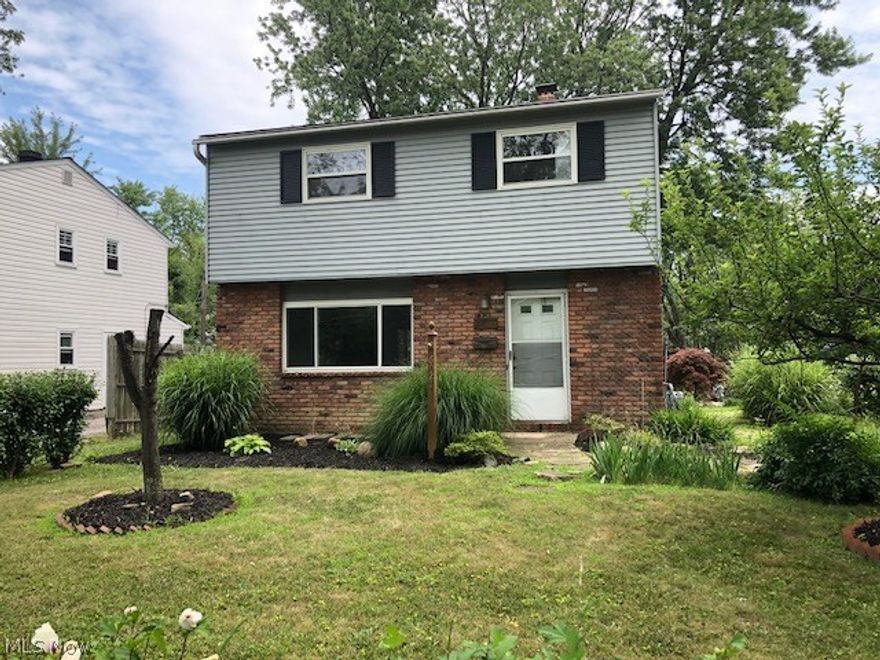 Nicely remodeled home located near the shores of Lake Erie! Fresh paint and new flooring make this home feel like new. The spacious eat-in-kitchen features new cabinets, countertops, sink and stainless dishwasher and stove. Adjacent is the laundry room and half bath. Sliding glass doors near the dining area lead to the the backyard with a deck and shed. Upstairs the full bathroom is remodeled and there are three generous-sized bedrooms with ample closet space.  One of the three bedrooms offers sliding doors to a private, upper balcony. Conveniently located. Look no further! Make this is your next home.  This is a FannieMae Homepath Property.