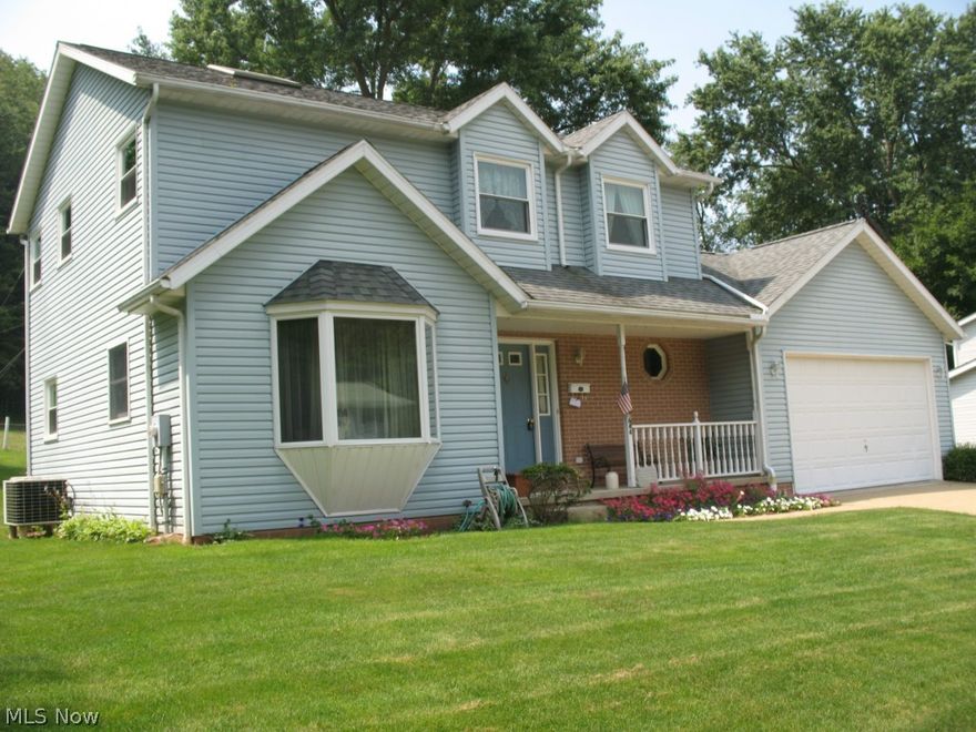 Original Owner!Customized Valley View Home that has been nicely maintained. This 4 bedroom 2.5 bath 2 story home has a lot to offer. Oak kitchen with pantry and appliances. Living room with a wood burning fireplace and sliding glass doors that lead you out to a large deck. Nice size dining room with bay window. Half bath on the first floor. You will be delighted with this Master bedroom with skylight, master bath and walk in closet. Family room in the lower level with 4th bedroom. Basement has been waterproofed with warranty that will transfer to the new Buyer. There has been a generator installed for that extra protection when the electric goes out. 2 car attached garage . Nice 111x109 lot with a beautiful back deck. Quiet area, sitting on a dead end street.