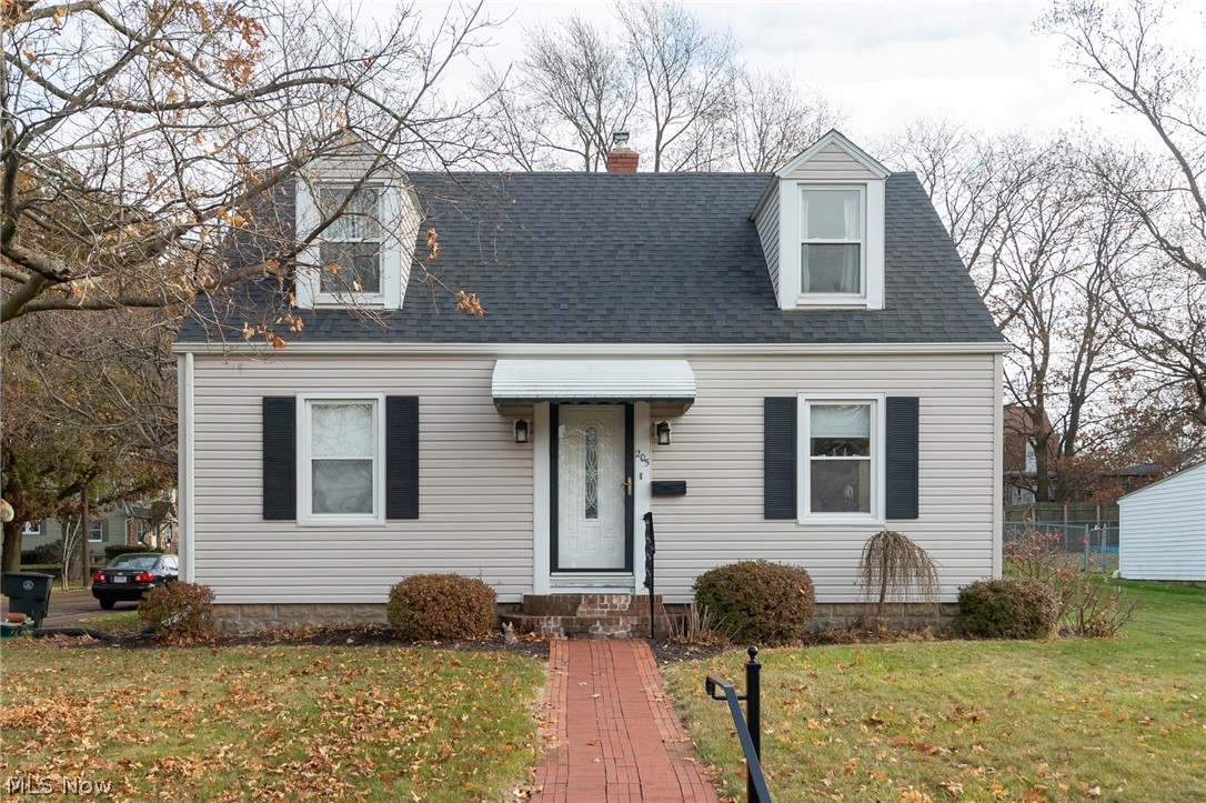Calling all savvy buyers and investors! Unique opportunity: Two homes on one city lot! The main home is located at 205 Baird Ave: An extremely well cared for cape with plenty of updates! On the first floor, you'll find an updated & fully applianced kitchen with a surprising amount of cabinetry, a recently added 3 season sunroom leading to a carport, beautiful wood floors in the living room, 2 bedrooms and a full bath with a walk-in shower. The 2nd floor offers a massive bedroom with walk-in storage closet and dormers allowing for lots of natural light! The unfinished basement provides lots of storage! 427 Oak St: Is a 36x14 cottage-style accessory structure set up as an efficiency apartment and is located behind the main home (facing Oak St). This home includes a 1 car garage, 1 bedroom, living room, eat-in kitchen, bathroom with stand-up shower & laundry/utility room. A gravity furnace is located in the crawl space. Utilities metered separately are electric, sanitation and gas. Water