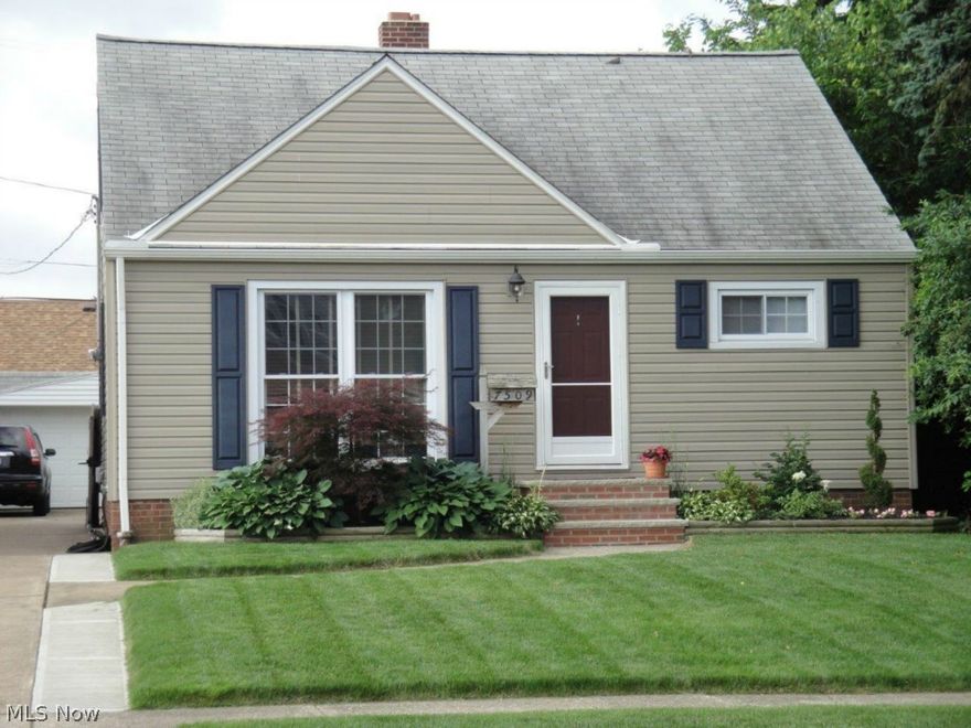 Welcome Home to 7509 Theota Ave! This beautiful 4 Bedroom Cape Cod is nestled in a quaint neighborhood in Parma. Its in an EXCELLENT location- Close to highways, shopping and entertainment. It is a Move In Ready home. This home does not have a basement, it has a crawl space but it has PLENTY of STORAGE!!! This Cape is fully remodeled-New siding, windows, doors, air conditioner, furnace, water tank and all the plumbing is newer. The Garage is 400 Square Feet and the storage shed is 11x11. The back yard is fenced in for privacy with a three tier deck surrounding the hot tub. This is a MUST SEE HOME!!! You Don't Want to Miss the Opportunity of owning this Cape!