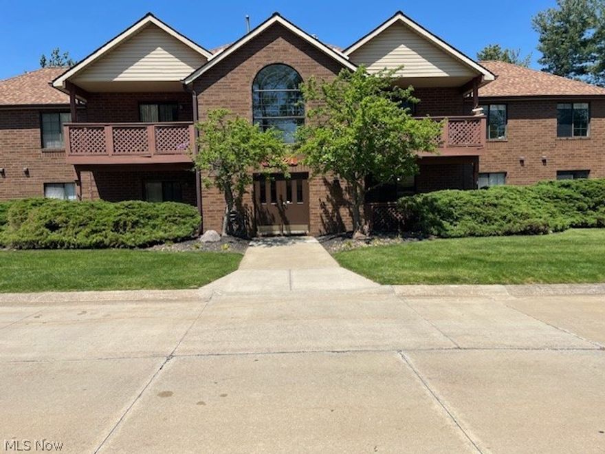 This is the one you have been waiting for - a sought after community of Country Lakes! Light and bright, this spacious 2 bedroom / 2 bathroom home has an open floor plan featuring a Great Room with Cathedral ceiling supported by a gas Fireplace. New dishwasher installed with sink and faucet. Enjoy meals at your Breakfast Bar or your adjoining Dining Room with additional storage. The newly installed, low maintenance LVT Flooring extends from the main living area down the hall to the generously sized Bedrooms each with oversized closets!  This home is move-in ready! The extra Storage Room off the oversized Balcony and Detached private 1-Car garage provides easy access.  The amenities extend outdoors with plenty of guest parking, walking paths, Pool, Playground, Tennis/Basketball/Pickleball courts and a Recreation Center that are all close to conveniences within the highly rated Brecksville/Broadview Hts. School system. This is one you don't want to miss!