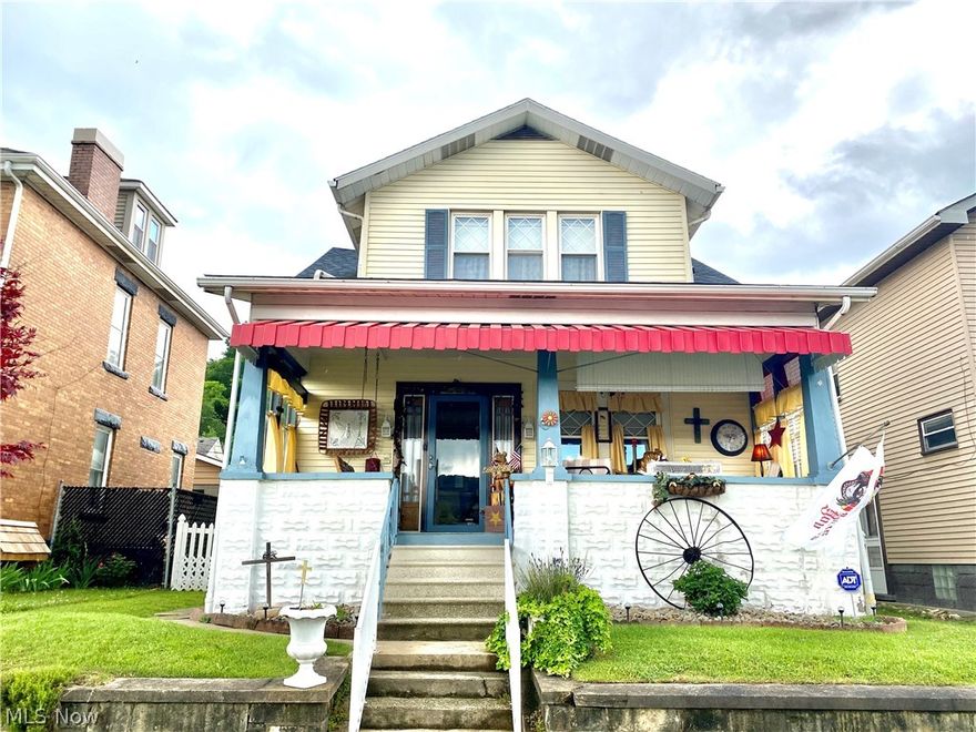 100+ years old has never looked so good! This charming 3 bedroom home offers old world charm while still featuring many big ticket items updated! An inviting living room featuring a decorative fireplace, flows in a large dining room perfect for entertaining!  The recently renovated farm style kitchen offers plenty of prep space and features a coffee bar along with farm style sink! Then right off the kitchen is a breakfast nook that  has been converted into a home office and offers views of the "retreat like" backyard. The fenced in backyard is  your own private getaway!  This home also offers ample parking with a 2 car detached garage and parking pad! A large main bedroom and one of the smaller bedrooms offers 2 separate closets! 1.5 bathrooms. 300+ sq ft of the basement has been finished with endless possibilities and plenty of storage space!  The unfinished laundry room and fruit seller completes the basement. This well maintained home offers newer AC, furnace, and hot water tank! Th