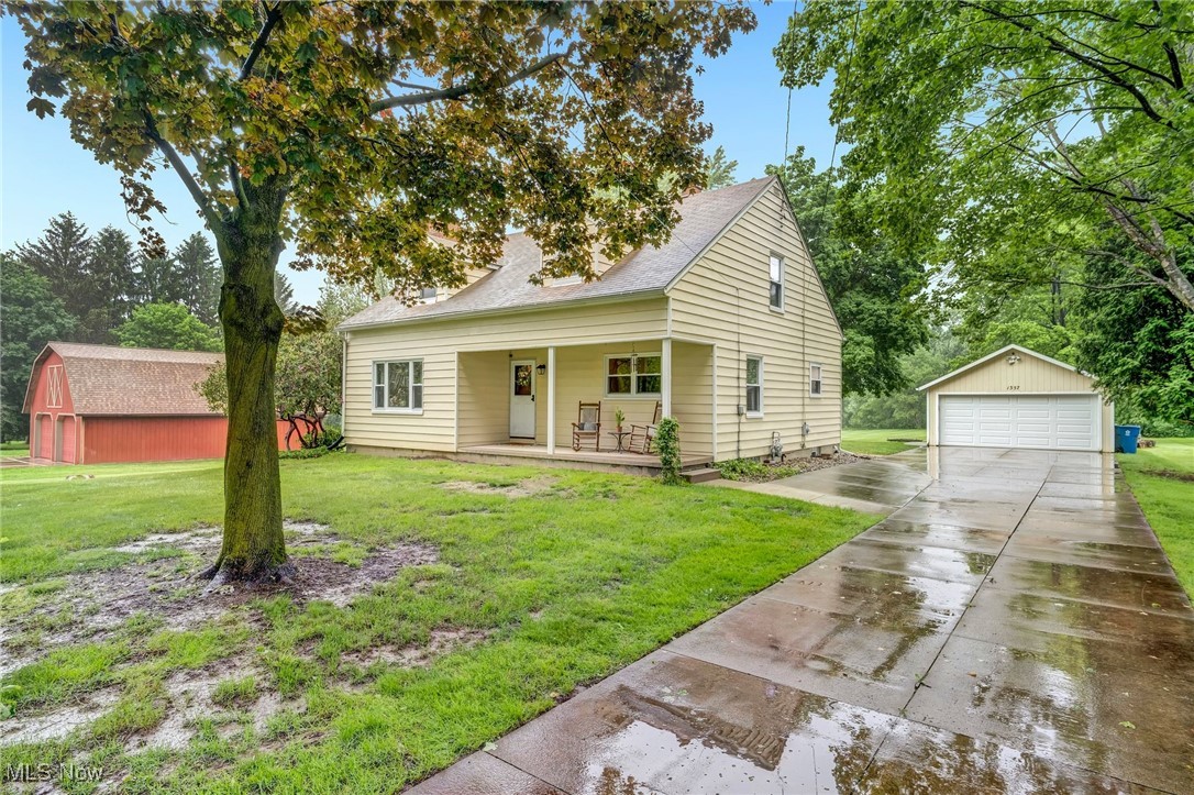 Charming Updated 2200+ Sq Ft Cape Cod on 1.3 Acres in Copley Schools! Expensive updates include an RO Water Filtration System, New Furnace Blower and Refinished Original Hardwood Floors in 2024, New Kitchen Flooring in 2023, Basement Remodel in 2022, New PVC Plumbing and Half Bath Remodel in 2021, Full Bath Remodel in 2019, New Windows and Garage Opener in 2018, Primary Suite Bath Remodel in 2015 and Updated Light Fixtures, Switches and Outlets throughout. The Main Level features Fresh Paint throughout with a Living Room with Stone Fireplace and Large Windows, a Functional Formal Dining Room and a Kitchen with Updated Appliances and a cozy Built-In Eating Area. The Main Level also has a Bedroom and Large Half Bath. Upstairs the Spacious Primary Suite has a Large Closet, Tile Walk-In Shower and Granite Counters. Additionally there are 2 Bedrooms with Walk-In Closets and a 12x8 Full Bathroom with a Stone Backsplash and Tile Shower. In the Lower Level there is a 32x14 Rec Room with Luxury Vinyl Flooring and a Natural Wood Exposed Ceiling and a Laundry Room and Storage/Utility Area. The Insulated Oversized 2 Car Garage has a Workshop Area, Electric, Water, Drain, is Plumbed for Gas and Wired for a Generator for the House. The sprawling yard is perfect for recreation and entertaining! This is a great home that you must see to believe!