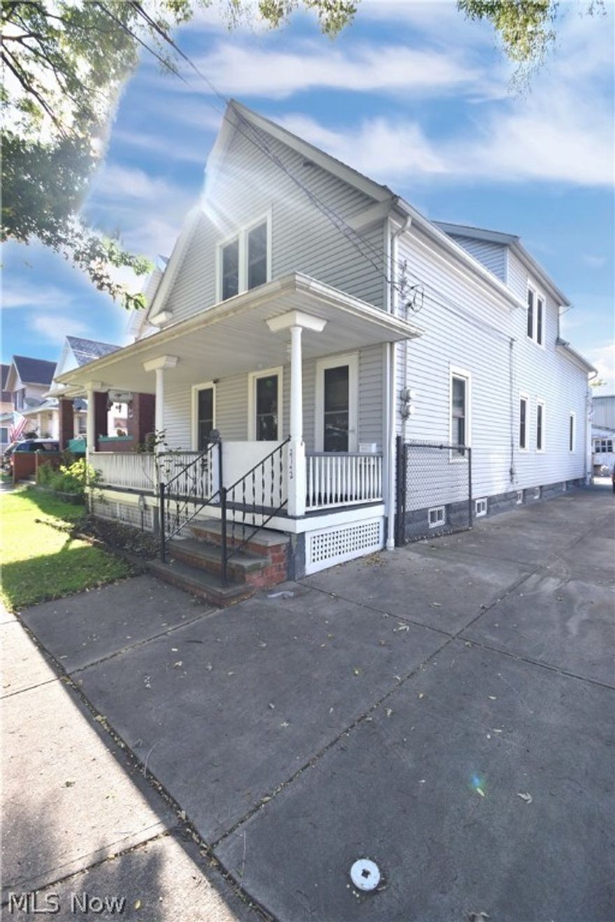 Look at this amazing Duplex on Cleveland's West Side just waiting for its new owners! This beauty has newer vinyl siding newer roof and newer windows! The hard work is done! The 1st floor unit has one bedroom and a possible second bedroom. There is a full bathroom, family room, dining room, eat in kitchen. The kitchen has newer countertops and built-ins! The 2nd floor unit has 2 bedrooms, full bathroom, family room and eat in kitchen!  This unit has access to the balcony porch! Great views from up here! Great Property! Selling As-Is. Ready for Tenants or live in one unit and have income from the other unit! Great investment! Minutes from Route 71, Route 90, Detroit Shoreway/Ohio City! Come check out this area off of Fulton and what it plans to bring in the near future with the Rehab Project This won't last long~its a beauty!