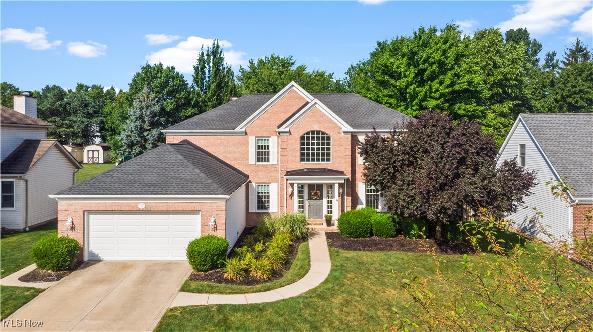 Stunning Strongsville Colonial with Modern Updates & Backyard Oasis.
Beautifully updated inside and out, this spacious home offers a perfect blend of style, function, and outdoor living. The remodeled (2023) kitchen is a showstopper with quartz countertops, an oversized island, two pantries, built-in beverage cooler, and modern finishes. The step-down family room features a cozy wood-burning fireplace, while the first-floor office provides a quiet space for work or study.
Luxury vinyl plank flooring flows through much of the first floor, complemented by a wrought iron staircase, first-floor laundry, and remodeled bathrooms throughout. All bedrooms feature ceiling fans, and all windows and the sliding door were replaced in 2022.
The finished basement adds valuable living space with a full bathroom, and mechanical updates include a new furnace (2018) and new A/C (2025), plus updated electrical and plumbing fixtures.
Step outside to a fenced yard with a patio and awning, perfect for entertaining. Enjoy the in-ground pool, complete with a new liner, heater, and chlorinator.
Located in a sought-after Strongsville neighborhood, this home is move-in ready and ideal for year-round enjoyment.
