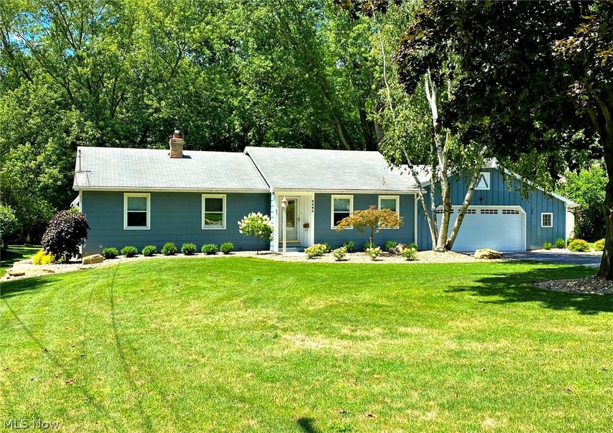 Very well maintained 3 bedroom, 1 and 1/2 bath ranch next to Mill Creek Park in Boardman! Gorgeous setting in a fantastic location, close to restaurants, shopping, golf, walking trail and route 11 access. Carpet is a year old. The beautiful landscaping, garage cement, and front sidewalk were all new in 2018! Updated windows! Crown molding throughout the home. Basement waterproofed in 2016 and is partially finished with a bar.  Hot water tank new in 2016. All appliances stay! SELLER OFFERING HOME WARRANTY!!!!