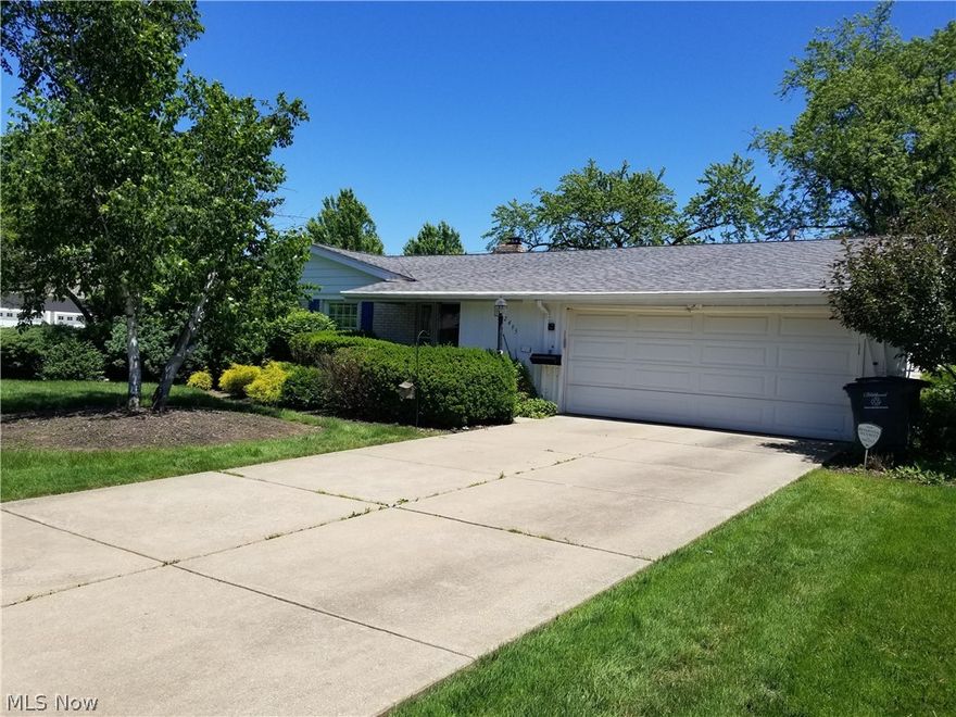 Amazing 3 bedroom ranch in prime Beachwood location! Sits on a huge corner lot (almost 1/2 acre) Well maintained by owner. En suite Bathroom! Updated kitchen with Kraftmaid maple cabinetry and granite counters. New stainless steel kitchen appliances include  gas double oven, microwave and dishwasher. Eat in Kitchen features a Large  pantry. This home features Two family rooms! (or office and play area). Vaulted beamed ceilings & skylights in family room adds a lot of light! Newer roof! Great  storage throughout. Updated electrical. Sprinkler system & security system.  This home will not be around for long!