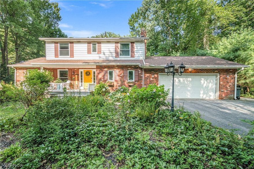 Seller would like highest and best offer by Tuesday 8/6/2024 at 4pm. Here is a very well loved colonial that boasts a huge newer kitchen with 7 ft. granite island and built-in microwave, custom built cupboards with four high-lighted glass door fronts. You will find your dream kitchen here with plenty of counter space, radiant in floor heating plus 2 living areas for seating. Entertaining is a breeze with the large formal dining room featuring sliding doors to a deck running across the whole back of the house that can access the family room and a large 3 season sunroom. Plenty of light thru-out and all windows upgraded with triple pane. There are 4 bedrooms and the main bath has completely been remodeled and tiled tub surround plus a double sink with ample lighting. The 2nd floor owner suite offers a private bath and includes a new custom made vanity and tiled shower. The large front porch welcomes you to sit and relax. There is a path to Village Green Golf Course in backyard and minutes from Lakeshore and Conneaut Parks on Lake Erie. All electric heat pump furnace & cent. air are newer. R30 insulation in attic. Large full basement with plenty of storage plus storage in garage. Newer Flooring and fresh paint. Very private double lot totaling 2.06 acres! Come check it out!