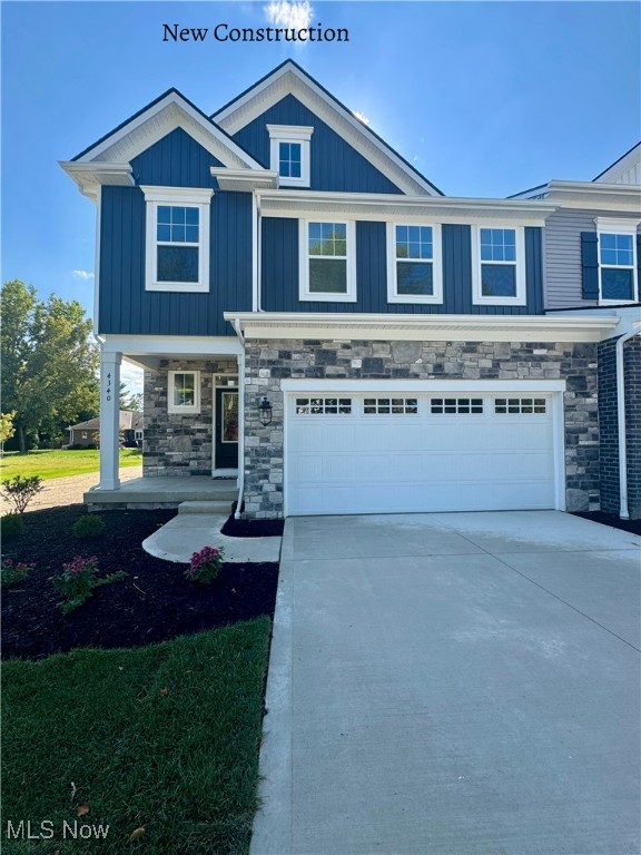 Looking for a townhome with a finished basement? Look no more! Welcome to Drees
Homes Brentwood Community. The Libby floor plan is a bright and beautifully designed
end-unit townhome with 798 sq foot of finished basement and rough in for a ½ bath.
With the feel of a single-family home and the ease of maintenance-free living, this home
impresses from the moment you step inside. The open staircase takes center stage,
creating a dramatic first impression and anchoring the stylish, airy layout. The heart of
the home is the two-story great room—flooded with natural light, beautiful fireplace and
seamlessly connected to the kitchen and dining areas. A large quartz island, LVP
flooring, and stainless appliances make the kitchen as functional as it is beautiful. Just
off the dining area, 15x12 patio for outdoor living. Upstairs, the spacious owners suite
offers a peaceful escape with room to unwind, while two additional bedrooms and a
second-floor laundry room add everyday convenience. Finished basement perfect for
office, play room, space to get away from everyone. Unfinished room and plumbing for
basement ½ bath. And even with the 798 sq feet of finished space we have left some
unfinished to have ample storage. Positioned at the front of the community for easy
access and added privacy, this end-unit home offers the perfect blend of location, style,
and function. Built by award winning Drees Homes. Experience the Libby—a home that
delivers both wow-factor and everyday comfort. Schedule your showing today!