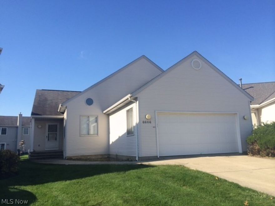 Enjoy Easy Living In This Olmsted Falls Cluster Home! Large Unit Features 1764 Square Feet + Basement With Rec Room! The Interior Is Light and Bright & Freshly Painted In Neutral Tones! Move Right Into This Super Clean Unit That Has Been Professionally Cleaned Including Carpets. Modern Eat-In Kitchen With White Cabinets and Plenty Of Counterspace! Relax In The Spacious Family Room With Fireplace.  Fantastic Master Bedroom Boasts Soaring Ceilings With Skylights and Full Bath. There Is A 2 Car Attached Garage.  The Furnace Has Been Serviced. Move Right In & Enjoy! The Seller Is Motivated and Has Priced This To Sell!