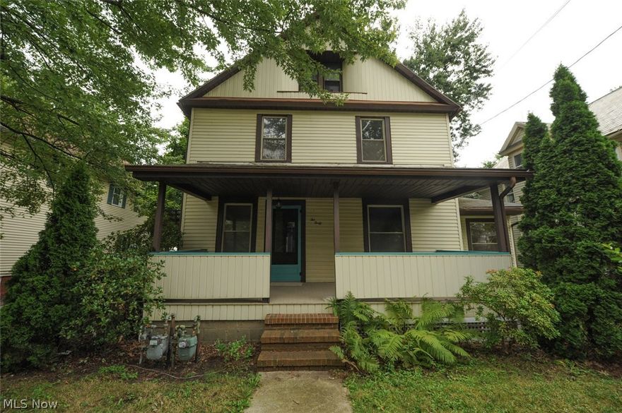 Incredible downtown Hartville property! Live on the first floor, rent the second! Very spacious 1st floor unit has 2 bedrooms, fully updated bath, formal dining room with chandelier, large living room with working wood fireplace and completely updated huge eat-in kitchen. New carpet, beautiful new laminate floor in kitchen, new countertops, cabinets, over the range microwave, sink and faucet. Ceiling fans in living room and kitchen. Lots of gorgeous original woodwork and large windows. Range and fridge available. The 2nd floor unit has 1 bedroom, living room, large eat-in kitchen and oversized bathroom. Newer windows, new carpet and new laminate floors in kitchen. Bathroom has built in cabinet and large closet. Ceiling fans in living room and bedroom. Range and fridge included. Large front porch, giant deck off 1st floor kitchen and small deck off 2nd floor. Big shaded back yard and 2 car garage off of alley. Full basement accessible to both units is waterproofed and has sump pump. Sep