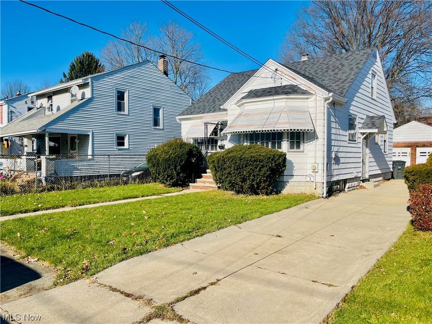 ATTENTION INVESTORS OR FIRST-TIME HOME BUYERS! This two-story Cape Cod is Available Now! Freshly Pained with New Flooring in the Kitchen and Bathroom! Concrete Driveway leading to the Two Car Detached Garage! Full-Size Basement, Perfect for Recreation or a Family Gathering! Original Hardwood Flooring and Woodwork! Spacious Finished Attic Space with plenty of Closet Space too! Fenced In Back Yard! Schedule your Showing Today!