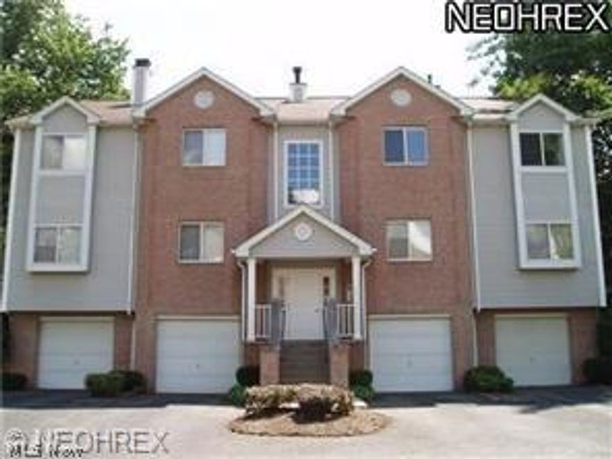 Terrific 2 bedroom, 2 bath condo above 1 extra large garage. Private balcony off living room overlooks trees. Walking distance to shopping and restaurants. Owner is requesting 1 year lease with credit/background check. Other restrictions apply. No pets. Also for sale at $89,900 and will be taken off the market when rented,