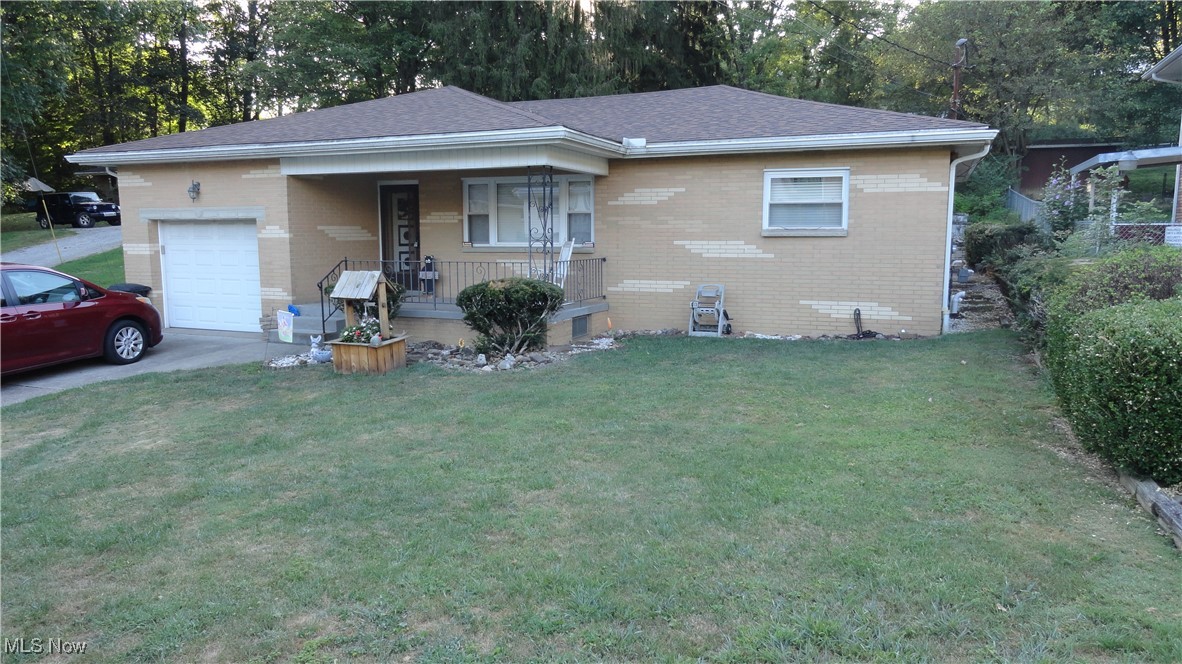 Beautiful 3 bedroom brick ranch on dead end street. Huge patio in back with stone wall and stone fireplace/grill. Gorgeous hardwood floors throughout, and featuring a brand new kitchen with granite counters and new appliances. If you are looking for a solid ranch, this is it!! New roof, second furnace for basement areas. Possession can be no earlier than Oct 20, 2025.