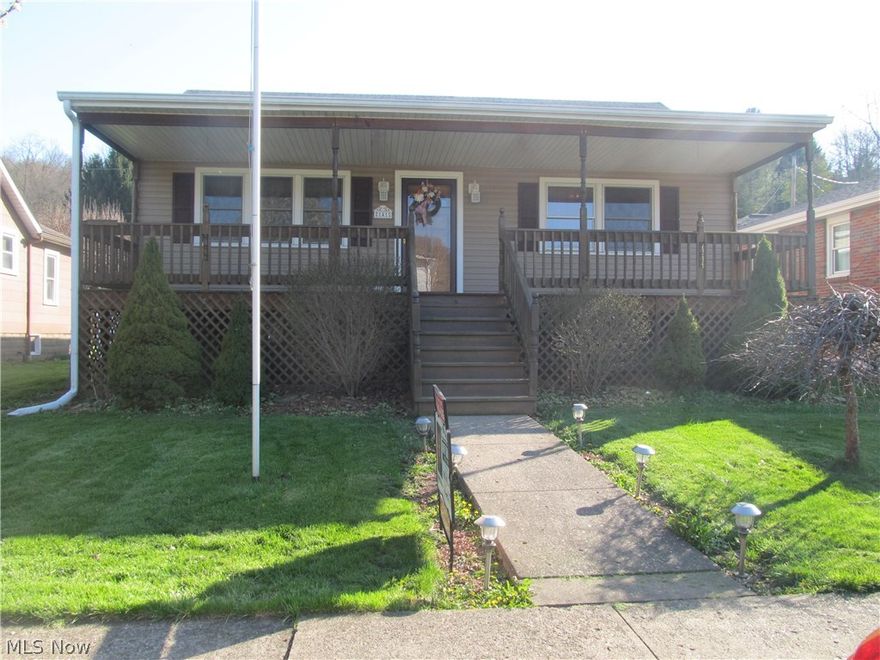 MOVE IN READY, RANCH WITH 2 BEDROOMS AND 2 FULL BATHS.  MANY UPDATES PER SELLER, WIRING, ROOF, 200 AMP SERVICE, PLUMBING, HOT WATER HEATER.  COVERED FRONT PORCH AND COVERED REAR DECK FOR RELAXATION AND ENTERTAINING.