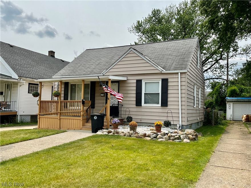 West Park CLEAN 3 Bedroom Bungalow.  Handicap Accessible.  Large Eat-in Kitchen/Family Rm. Stove & Refrigerator Stay. 1st Floor Laundry. 2 Bedrooms Down, One Up.  Full Basement w/Bath.  Firmly Priced. Be First !