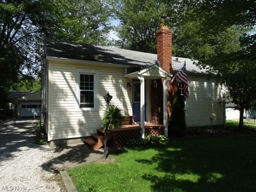 Come on over and see 1162 Grand Ave. in Madison. This home is so cute you will not want leave until you can call it yours! Step inside and you will love the open kitchen and dining area with wood floors through out and a gas fireplace. The living room has plenty of space and leads to the rear deck. The master bedroom has carpet and lots of closet space with a laundry area. The second bedroom is loaded with natural light and makes the perfect guest room, office, or kids room. There has been many upgrades recently too, including all new plumbing and updated wiring. Plenty of room in the yard for a garden and features a detached 2 car garage. All appliances stay including the newer washer and dryer. Access to Lake Erie and private park.