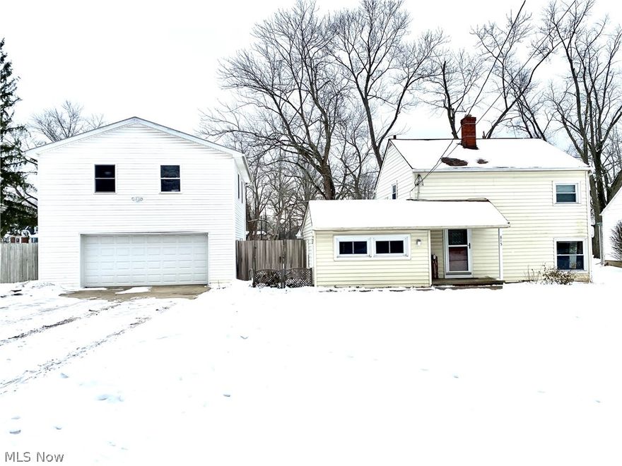 Come see this move in ready home in the Labrae School district, many updates, vinyl siding, vinyl tilt in windows, updated kitchen and bath, hi efficiency furnace, central air, nice living room dining room combo with heated ceramic tile flooring and fireplace, separate family room with new flooring and built in shelving, hardwood floors upstairs, enjoy the warm weather that's coming under the large covered patio with a stamped concrete floor, large fenced in yard with shed, plus 24X24 garage with bonus room above it that would make a great man cave or additional living area on once you finish it, one year home warranty included fir peace of mind. Highest and best offers due by 5pm 2-22-21