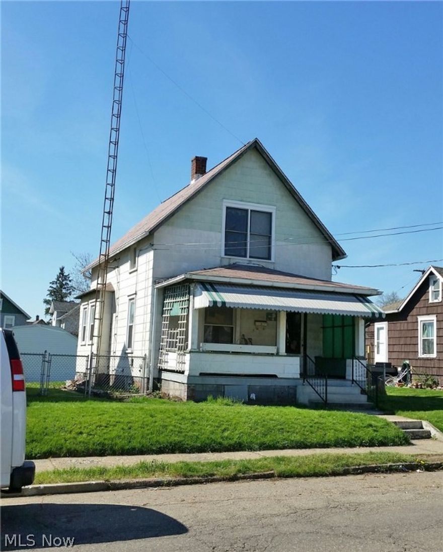 Investment Home With Garage - SW Canton, Ohio - ABSOLUTE AUCITON, all sells to the highest bidder on location on WEDNESDAY – MAY 18, 2016 – 1:00PM. Investment two story home situated on a 42’ x 124’ lot. Has been owner occupied. Kitchen, dining room, living room, and family room located on the main floor. 2 bedrooms and a full bath located upstairs. Full basement has an updated gas FA furnace (2015), updated 100 amp breakers, and public water & sewer. Exterior has vinyl replacement windows and updated shingles. Old garage to the rear. Fenced backyard. Located close to Aultman Hospital. Needs spruced up. 
TERMS ON REAL ESTATE: 20% down auction day, balance due at closing. A 10% Buyer’s premium will be added to the highest bid to establish the purchase price.  Any desired inspections must be made prior to bidding. All information contained herein was derived from sources believed to be correct. Information is believed to be accurate but not guaranteed.