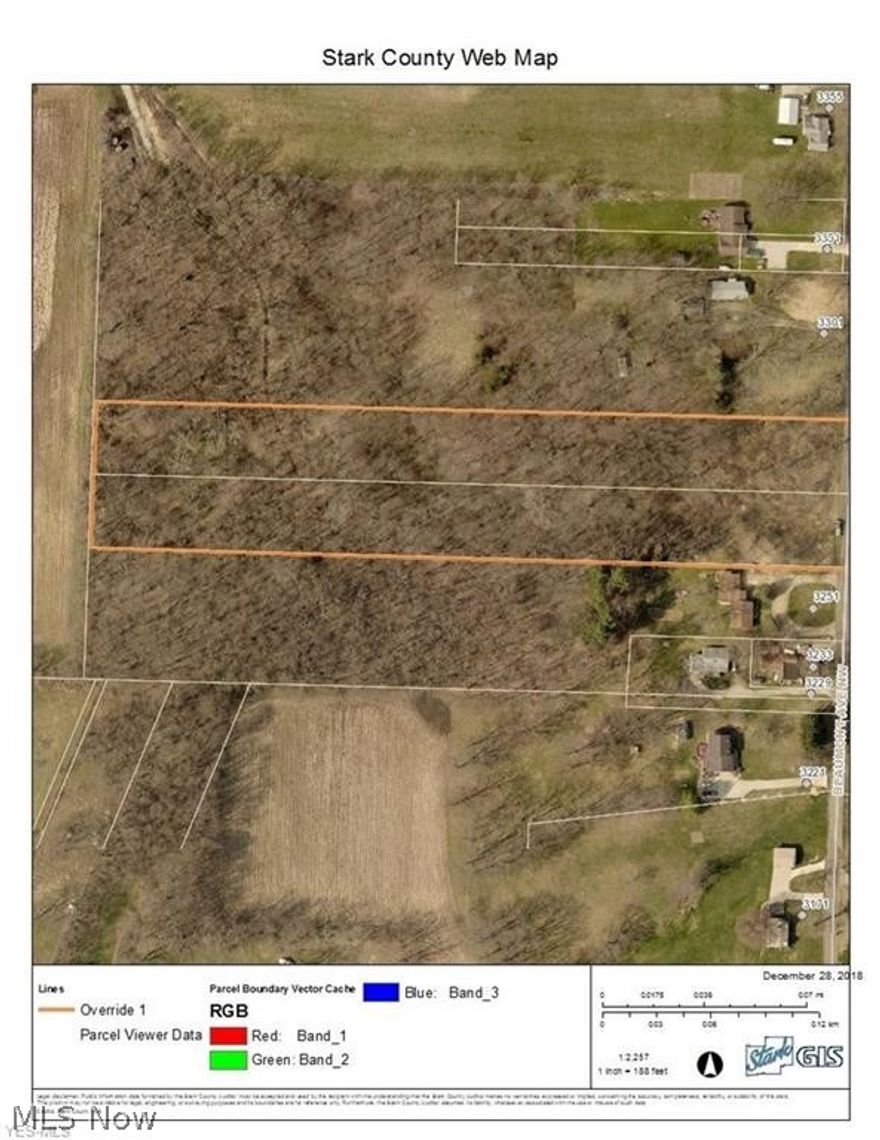 Great opportunity to possibly build or have a recreation retreat on just under 5 acres in Tusclaw.  Close to highways.  Gas available at street.