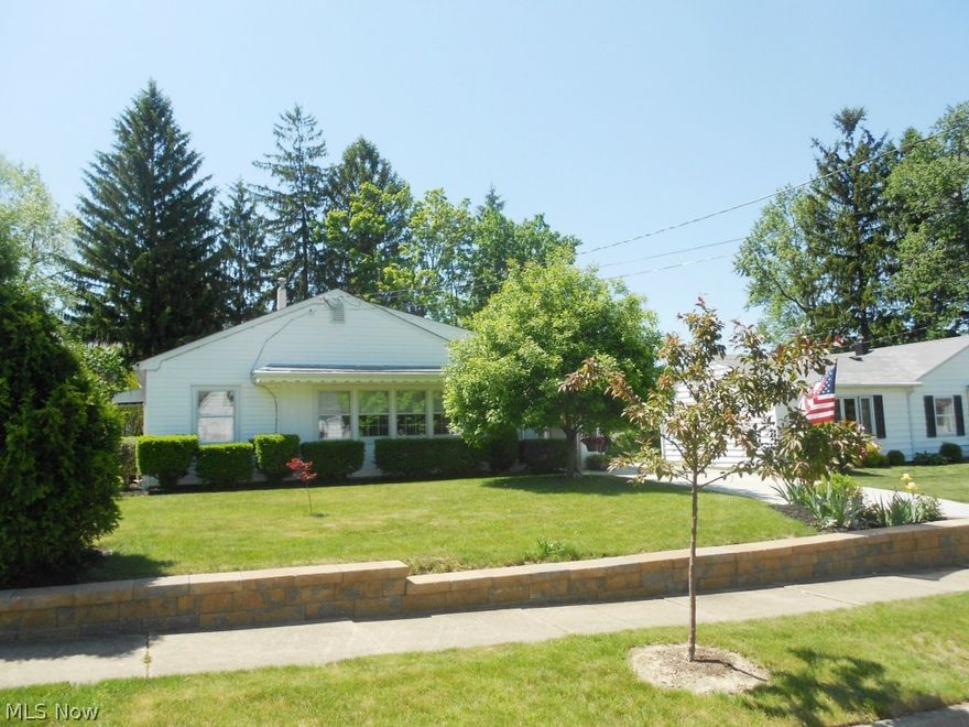 Are you looking for 1 floor living, which could be an alternative to condo living with nothing to do?  This property will fit your needs and is in a wonderful location – close to Portage Crossing.  Only 2nd owner in 65 years = a well loved and maintained property.  This 3 bedroom home features a spacious living room and an eat-in kitchen with lots of natural light.  Off the kitchen a convenient laundry room offers ample storage.  Enjoy the outdoors from the comfort of the 3 season sun room.  A bonus room off the master could be used as an office, walk-in closet, or an exercise room and has a door (installed 2012) which leads to the fabulous backyard.  Updates include a brand new concrete driveway (2012 – previously it was gravel), front yard landscaping wall (2013) and newer roof (8-9 years young).  2014 updates include garage roof, carpeting in back bedroom, hall & living rm, A/C installed and hot water tank.  1 ½ car garage plus a room for workshop, hobby room or storage complete thi