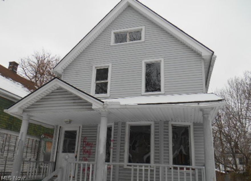 Must See! 3 Bedroom Colonial in Cleveland! This darling home offers a spacious living room w/large front windows to allow the natural light shine through *Formal Dining Room* Hardwood Floors * Third Floor attic for extra storage area * 2 Car Garage * Lovely Back Yard * Come bring your touches to restore this Colonial back to its charm! Your future of owning your own home is just a few steps away! This is a Fannie Mae HomePath Property.