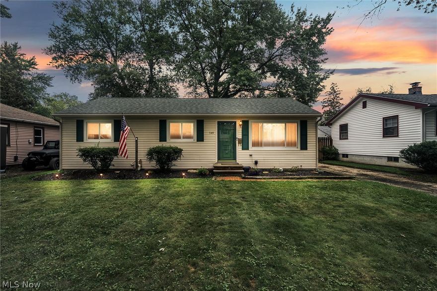 Welcome to this beautifully cared for ranch home offering main floor living at its best! 3 bedrooms, 1 bath and a 2 car detached garage await its new owners. Most every surface has been updated, painted neutral colors or refinished so you can pack your bags and move right in. Beautiful hardwood, vinyl and tile floors throughout for easy maintenance. A fresh remodel in the kitchen with new appliances, white cabinets, new counters and sink have all been recently updated. Roof on the home is new the past two years. Vinyl windows throughout along with vinyl siding. Security cameras will stay. The living room is light and bright with a large picture window and recessed lighting throughout. Step out into the fully fenced private backyard across the expansive back deck that is sure to steal the show for entertaining. Call to schedule a private tour!