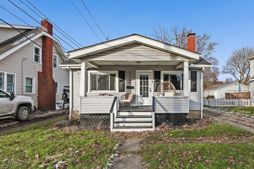 Welcome to 1268 Brown Street in Akron! This charming, move-in-ready home is the perfect opportunity for a first-time buyer. Enjoy peace of mind with fresh paint throughout, new flooring, and updated landscaping that makes a great first impression. Relax on the covered front porch, an ideal spot for morning coffee or evening downtime. Inside, the bright, neutral finishes make it easy to add your personal touch. The home also features a sliding glass door leading to the backyard, providing natural light and a great setup for entertaining, pets, or outdoor enjoyment. Conveniently located near local amenities with easy access to major routes, this home offers comfort, value, and a great place to start homeownership. Don't miss your chance to make it yours!