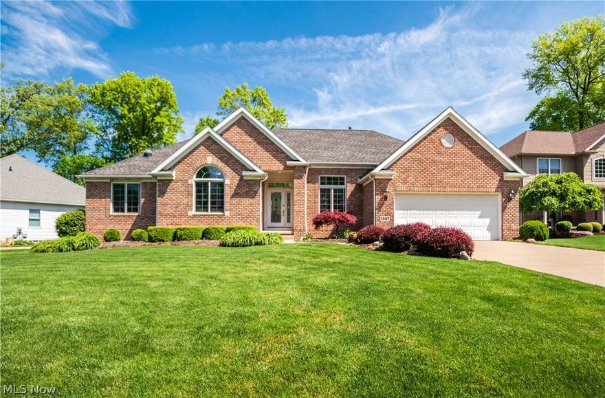 Are you looking for a first floor living, ranch style home with a finished basement? Well you're in luck. As you walk in through the front door, to the right is the formal dining room. The very spacious kitchen walks out to the composite deck with the above ground swimming pool. The pull through garage has two separate doors, and can store up to three vehicles. The finished basement is very open and has an additional full bath. Andersen windows were just updated in 2015. A new furnace and water softener were just done last year. Stamped concrete patio that was just done in 2019. If you're in the market to make a move, when you take your first steps in, you'll already feel at home.