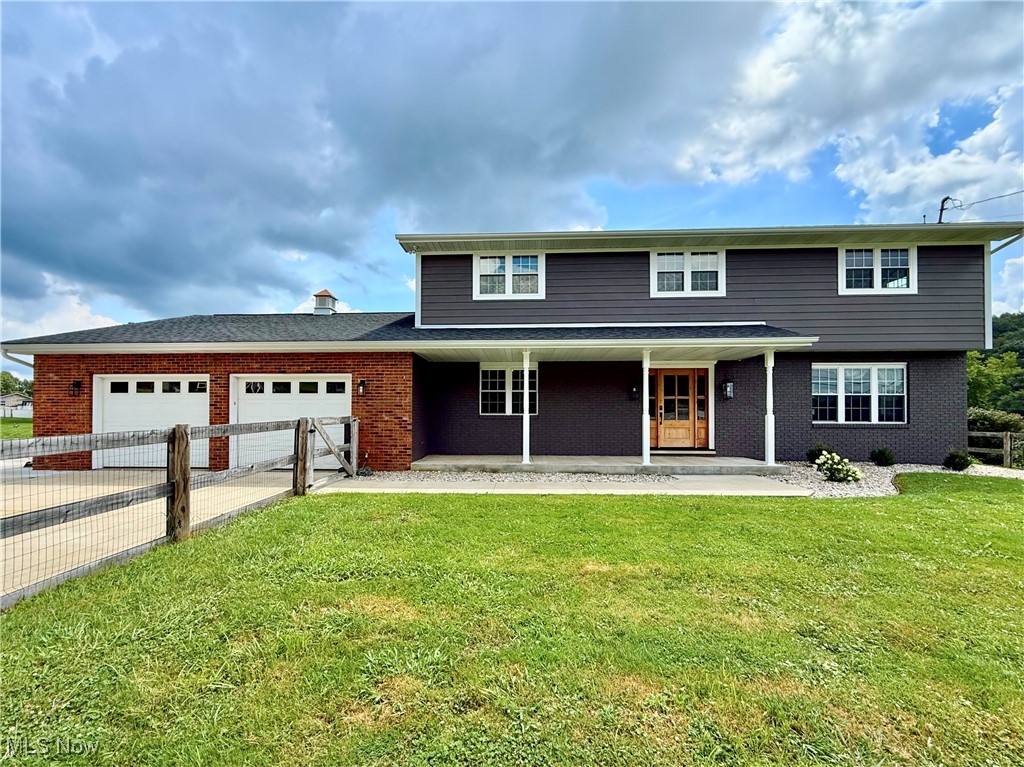 Step into a home that feels like your favorite HGTV show come to life. This stunning 4-bedroom, 2.5-bath contemporary charmer is packed with personality, style, and all the cozy touches that make a house a home. From the moment you walk through the custom front door, you’re greeted by a light-filled entryway that sets the tone...warm, welcoming, and full of character. Thoughtfully updated and designed with modern living in mind, this home features rich wood beams, eye-catching stenciled walls, and a perfect mix of natural wood, shiplap, board and batten, and floral wall coverings that bring texture and warmth to every room. Built-ins provide both function and charm, while decorative tile adds personality in all the right places. The gourmet kitchen is a chef’s dream featuring quartz countertops, high-end appliances, and white cabinetry all blending together in a space that’s as beautiful as it is functional. The adjacent fireside family room features painted brick, cozy accent lighting, and enough space for everything from movie nights to holiday gatherings. The spacious, level lot is fully fenced and allows room for play sets, a pool, or whatever your imagination can dream up. Upstairs, the primary suite provides a walk-in closet and ensuite bath that’s both stylish and spacious. And if you’re dreaming of even more space, the full, unfinished basement has 9-foot ceilings and is ready for your vision. This home isn’t just beautifully built, it’s made to be lived in, loved, and shared with family and friends. Come see it for yourself.