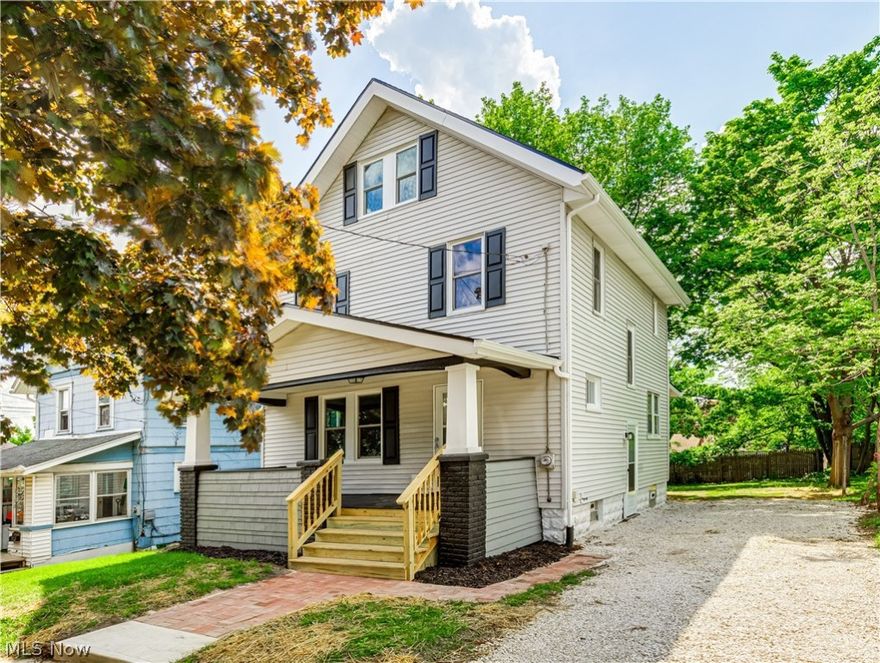 Don't miss the opportunity to own this beautifully remodeled Colonial home featuring three bedrooms and one and a half baths. With a finished attic that could serve as an additional two bedrooms, this home offers remarkable versatility and ample space. The spacious living and dining rooms are perfect for both relaxation and entertaining, while the brand-new kitchen and bathrooms showcase elegant quartz countertops. Enjoy peace of mind with the comprehensive upgrades throughout the house, including new electrical, plumbing, drywall, flooring, doors, hardware, light fixtures, and paint. Additionally, the new roof, gutters, windows, and hot water tank add further value, ensuring this home is truly move-in ready. Schedule your showing today and experience the charm and modern comforts of this exceptional property.