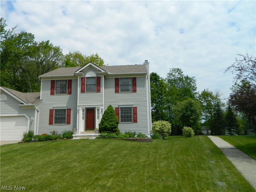 Stunning Colonial. 4 Bedrms, 3 full baths. Backs to the park. All appliances stay, beautiful stamped patio. Perfect home to start your family.