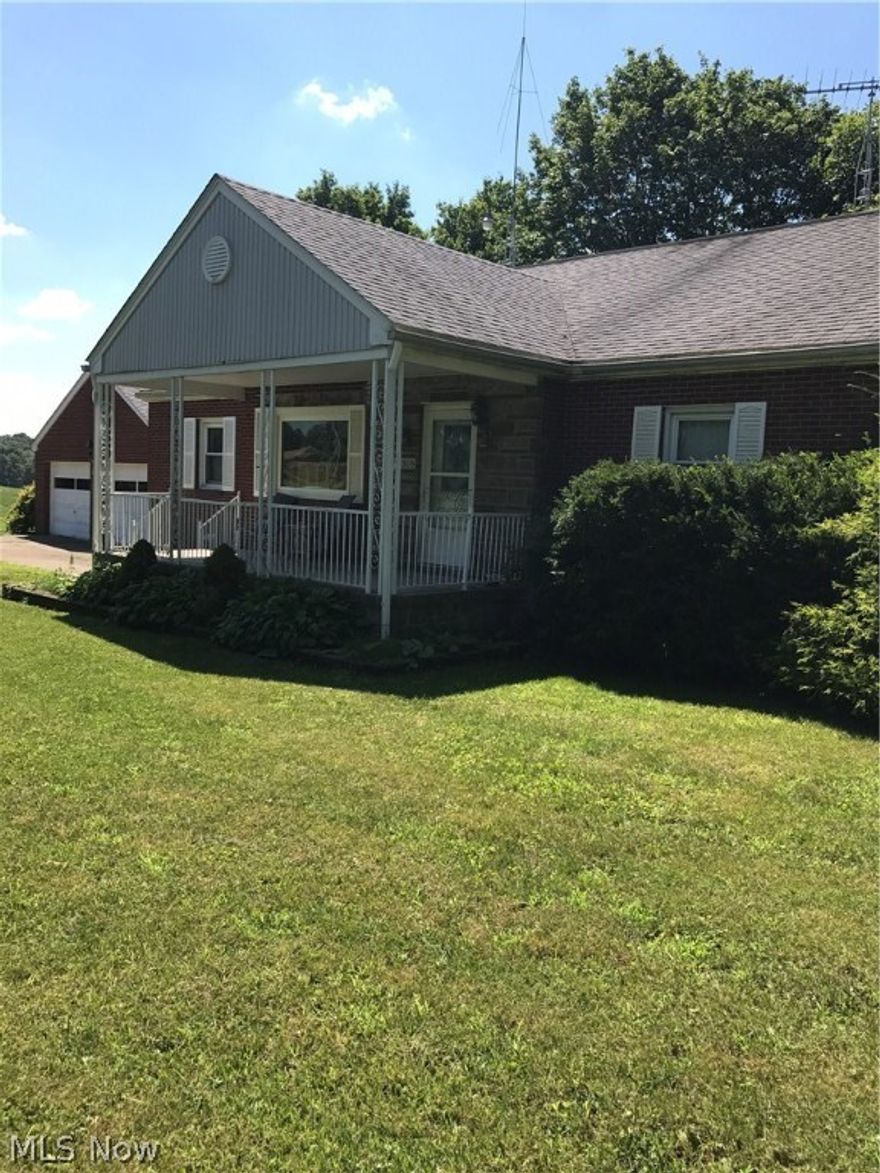 Here it is... that 1.2 acre of flat land for easy maintenance in a quiet country setting.. Brick ranch with hardwood floors. full kitchen with wall to wall cabinents.  Two car detached garage, breezeway to house, extra storage with additional barn in backyard.  Full basement has many possibilities.  Laundry can be on the main floor or basement.  Get ready to call this country gem your home sweet home.  Call for your personal viewing today... good homes don't last... don't heitate..call today.