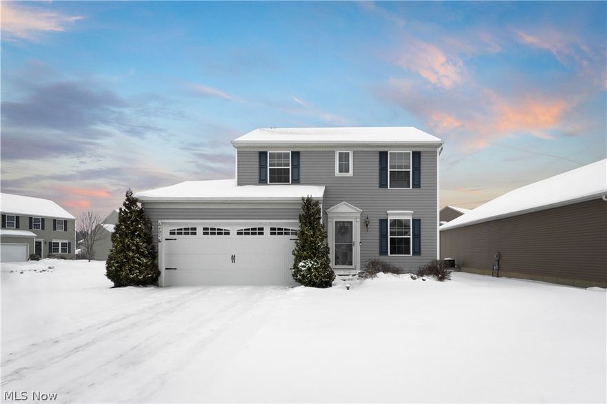 Gorgeous 3 bed, 2 bath colonial located in the heart of North Ridgeville in the exclusive Meadow Lakes community. This home is seconds away from the highway making your travels convenient. This home boasts a large, newly finished, basement with enough room for  entertaining any size gathering. The main level offers an open concept with the large eat-in kitchen leading into the great room. The kitchen comes complete with an island, tons of cabinets, and a pantry for all your additional storage needs. As you move around the kitchen, you’ll find a large sliding glass door at the rear of the home that supplies natural light to the interior. As you exit, this leads to a large wooden deck right off the back of the home. On the second level you’ll find all the bedrooms are very spacious and two of the bedrooms have large walk-in closets, including the master. It has been beautifully maintained and updated with neutral colors!