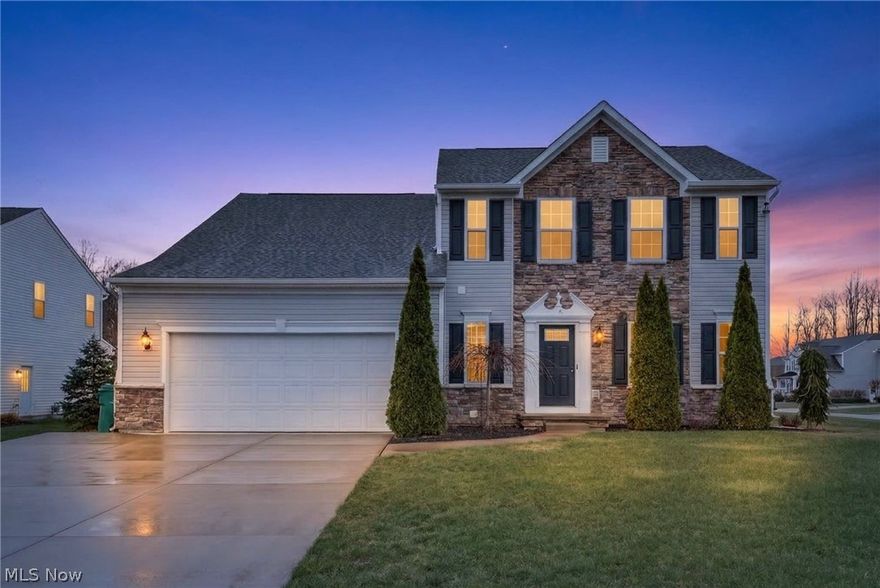Rare offering in Concord Township! A 6-bedroom, 4.5-bath colonial built in 2014 with over 3,500 finished sq ft across three finished levels. Don’t wait - come visit 8364 Orchard Road, located in the beautiful Orchard Springs neighborhood. Here are some highlights you won’t want to miss: A welcoming dining room for hosting guests and holidays; an open, bright eat-in kitchen with a warmly lit breakfast bar and dining area; an adjoining family room for relaxing; and an adjacent bedroom with an en suite bath. The finished basement offers a large recreation room, flex space, unfinished storage area, and a sixth bedroom with a full bath. Upstairs, you’ll find the primary suite with an en suite bath and a spacious walk-in closet, along with three additional nicely appointed bedrooms, a hall bath, and a laundry room with full-size washer and dryer. Enjoy the backyard with an above-ground pool and deck - perfect for summer entertaining and relaxing. An added bonus is a large shed with plenty of storage for all your outdoor needs. Conveniently located near Mentor and Chardon, with easy access to Routes 44 and 2 & I-90, offering nearby restaurants, retail, grocery stores, cafes, and more.