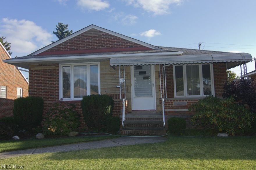Brick Ranch on prime West Park Street. Same owner since 1956! This home features: 3 bedrooms, 1 bath, Living Room, Dining Room with built in china cabinets. Eat-in Kitchen with appliances that stay! Beautiful natural woodwork throughout. Finished paneled Rec Room with a fireplace and bar. Nice front porch overlooks the well maintained yard. Updates include: Newer vinyl windows, Fresh paint, 100 amp Breakers and Glass Block Windows. This one won't last.